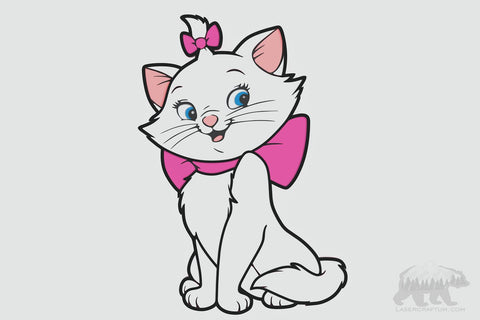 Marie (The Aristocats) Layered Design for cutting