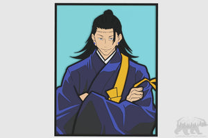 Suguru Geto (Jujutsu Kaisen) Layered Design for cutting