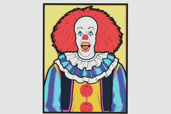 Classic Pennywise Layered Design for cutting