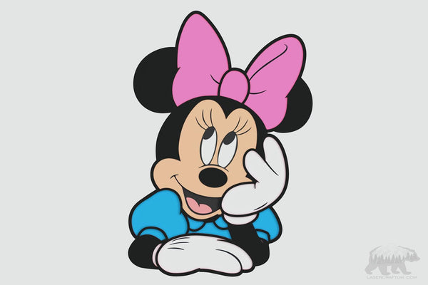 Minnie Mouse Layered Design for cutting