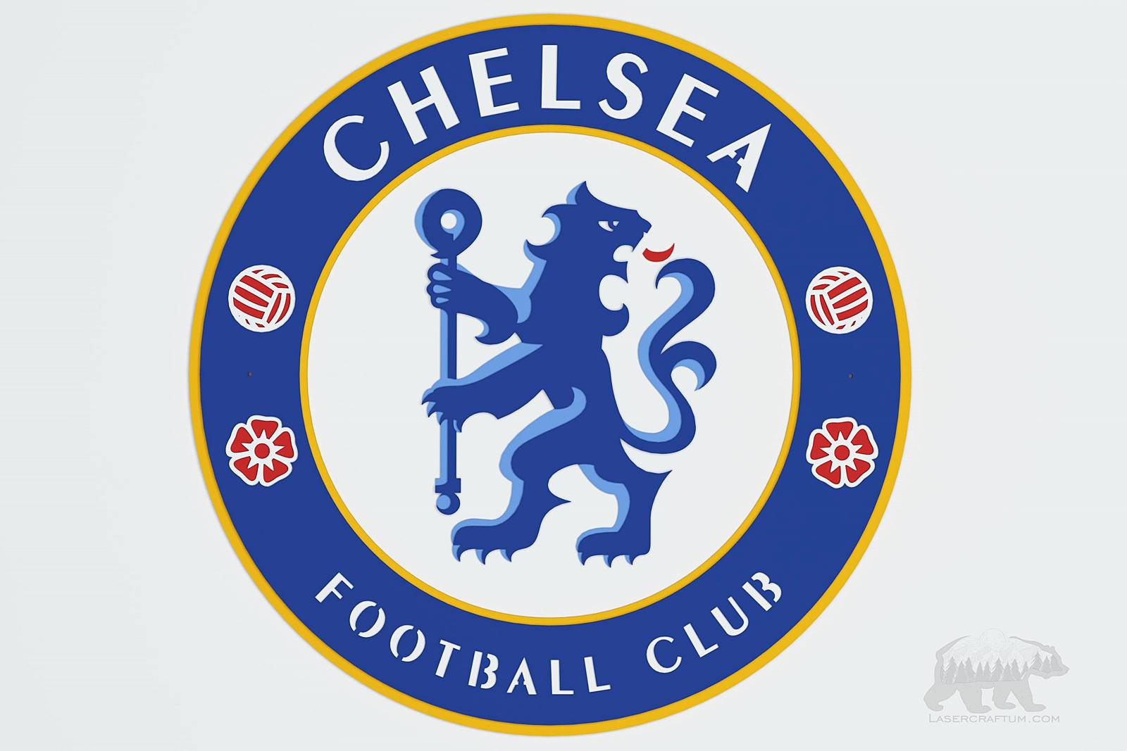 Chelsea Logo Layered Design for cutting