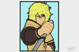 Thorfinn (Vinland Saga) Layered Design for cutting