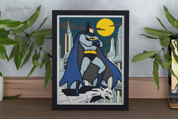 Batman Shadow Box. File for cutting