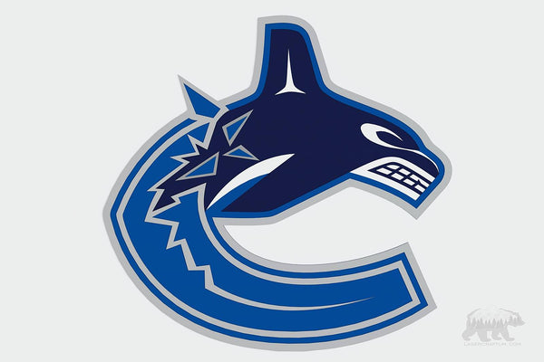 Vancouver Canucks Layered Design for cutting
