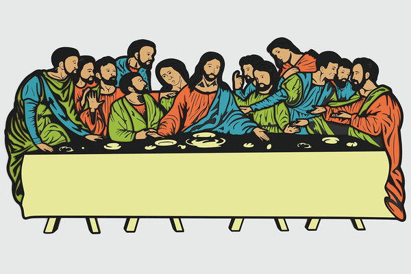Last Supper Layered Design for cutting
