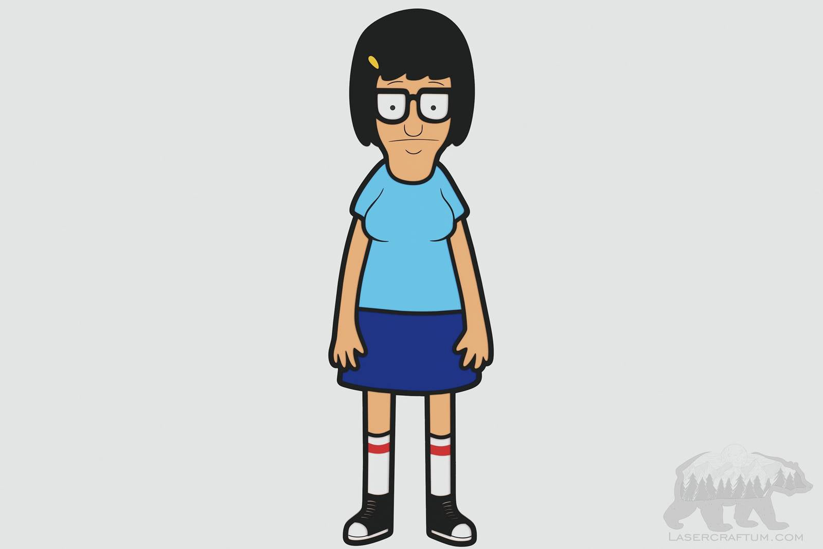 Tina (Bob's Burgers) Layered Design for cutting