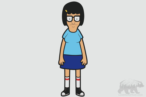 Tina (Bob's Burgers) Layered Design for cutting