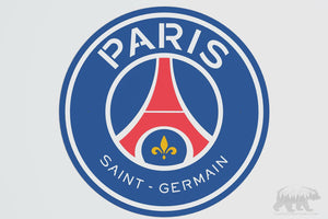 Paris Saint-Germain (PSG) Logo Layered Design for cutting