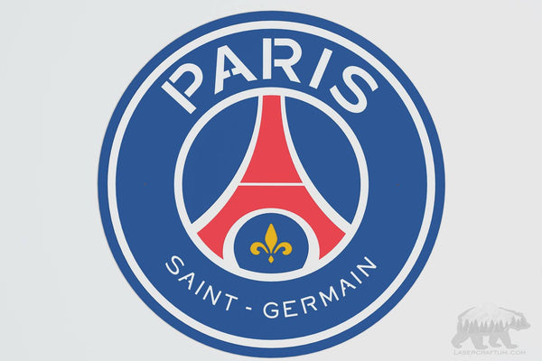 Paris Saint-Germain (PSG) Logo Layered Design for cutting