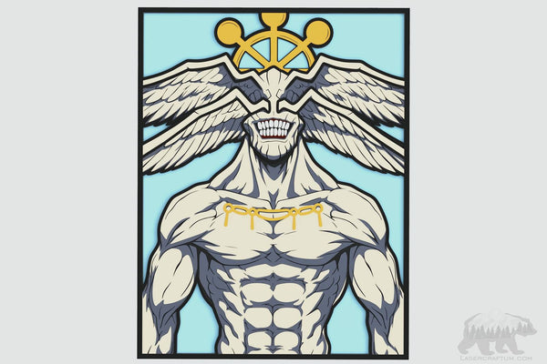 Mahoraga (Jujutsu Kaisen) Layered Design for cutting