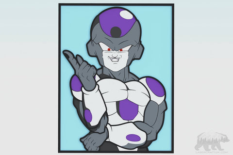 Frieza v3 (Dragon Ball) Layered Design for cutting
