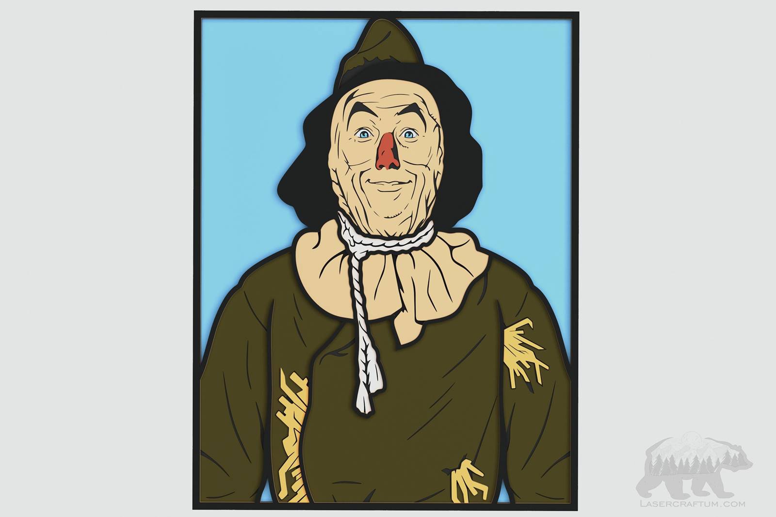 Scarecrow of Oz Layered Design for cutting