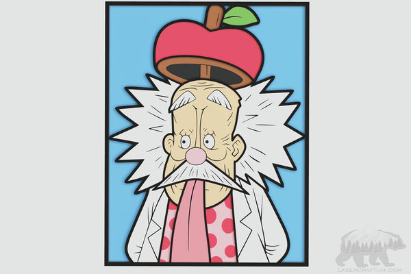 Dr. Vegapunk (One Piece) Layered Design for cutting