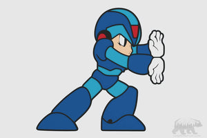 Mega Man v2 Layered Design for cutting