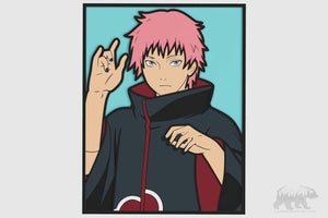 Sasori (Naruto) Layered Design for cutting