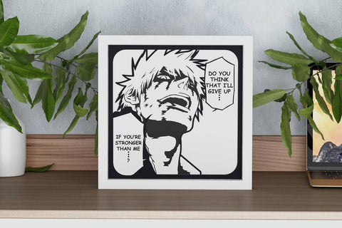 Manga Bleach Shadow Box. File for cutting