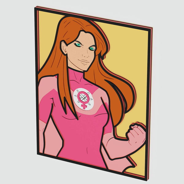 Atom Eve Layered Design for cutting