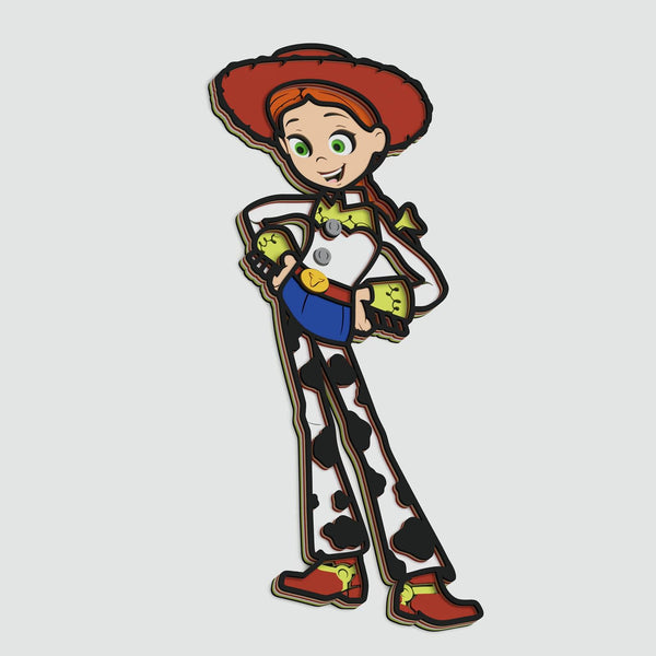 Jessie (Toy Story) Layered Design for cutting