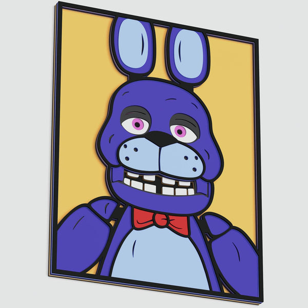 Bonnie (FNAF) Layered Design for cutting