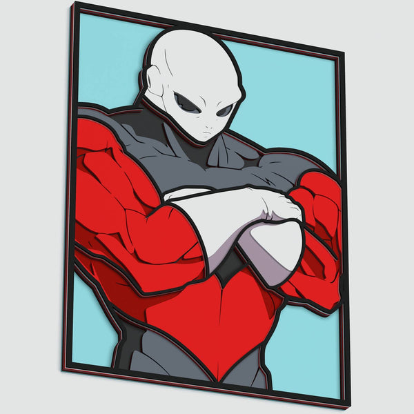 Jiren (Dragon Ball) Layered Design for cutting