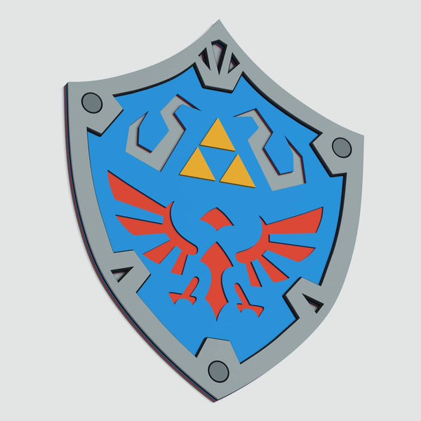 Hylian Shield (Zelda) Layered Design for cutting