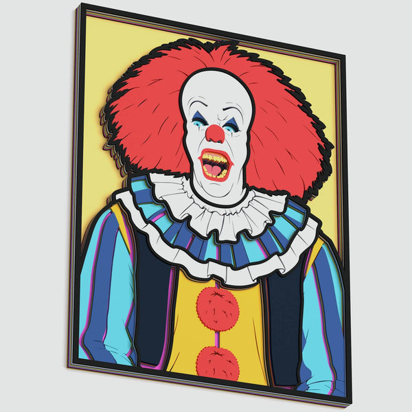 Classic Pennywise Layered Design for cutting