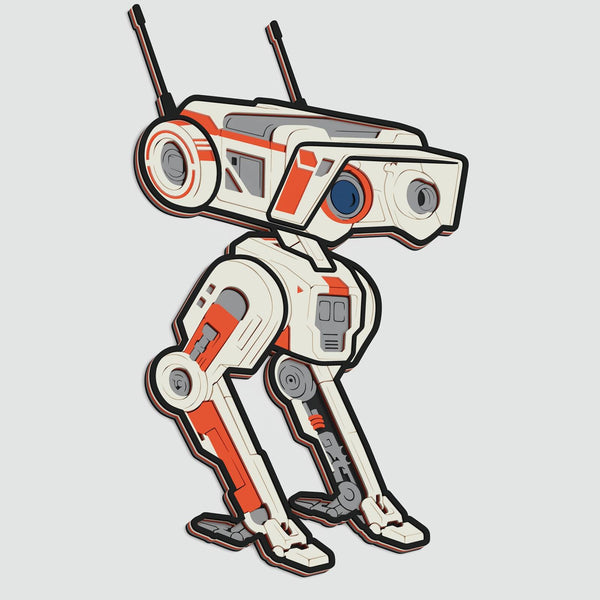 BD-1 Droid (Star Wars) Layered Design for cutting