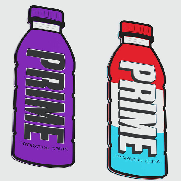 Bottle of Sports Drink Layered Design for cutting