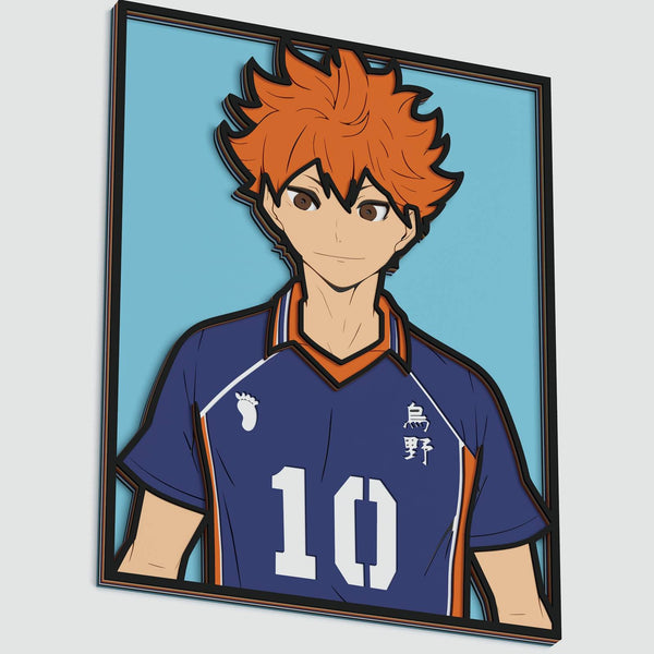 Shoyo Hinata Layered Design for cutting