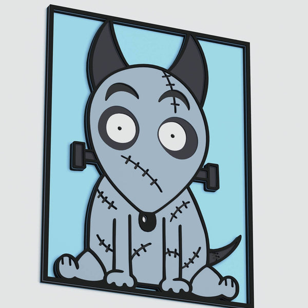 Frankenweenie Layered Design for cutting