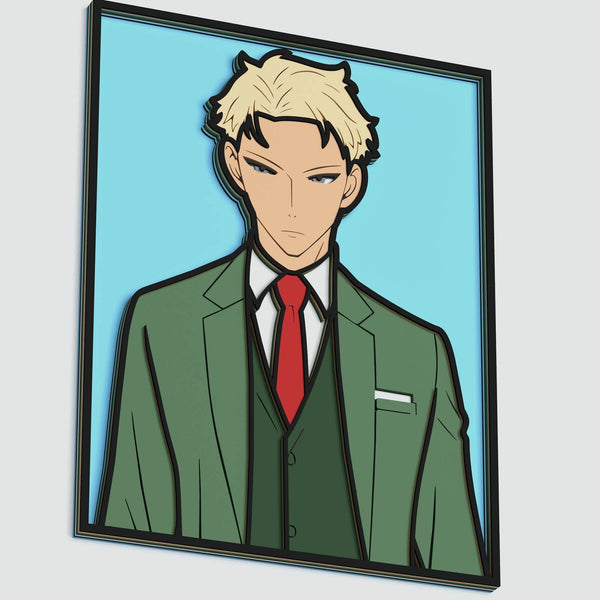 Loid (Spy x Family) Layered Design for cutting