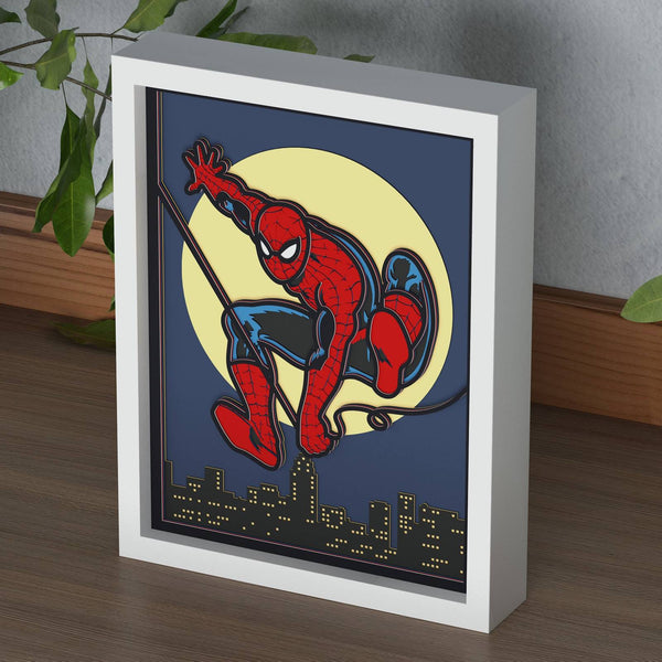 Spider Man Shadow Box. File for cutting