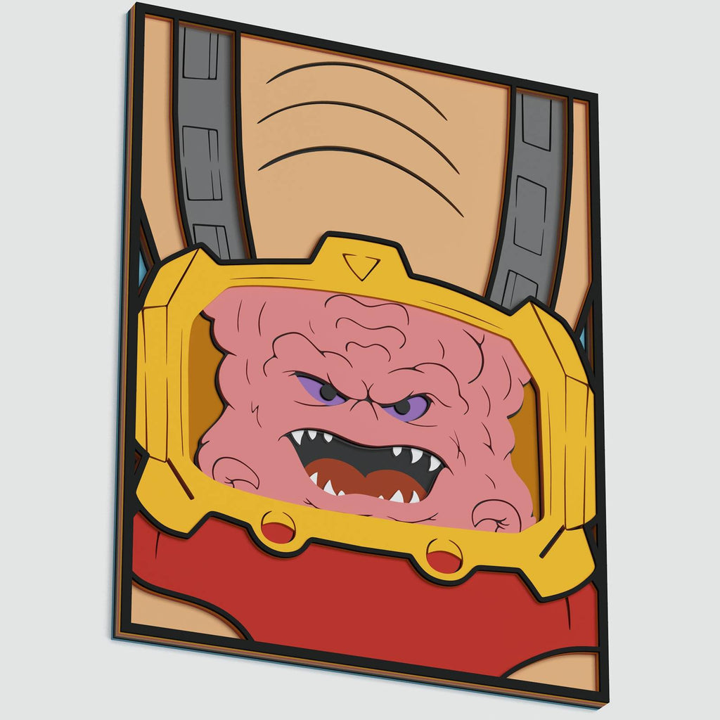 Krang Design Krang Layered Design for cutting - LaserCraftum