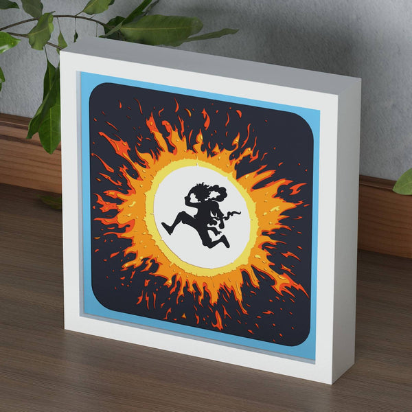 Luffy Nika Shadow Box. File for cutting