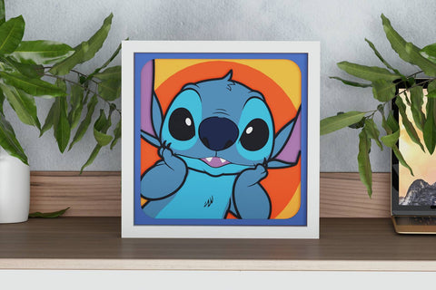 Stitch Shadow Box. File for cutting