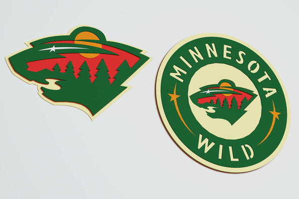 Minnesota Wild Layered Design for cutting