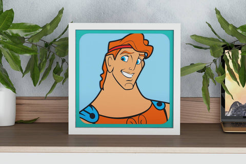 Hercules Shadow Box. File for cutting