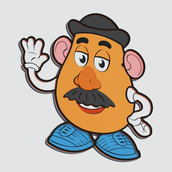 Mr. Potato Head (Toy Story) Layered Design for cutting
