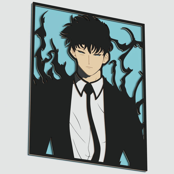 Sung Jin-Woo (Solo Leveling Anime) Layered Design for cutting