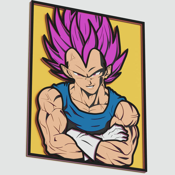 Ultra Ego Vegeta Layered Design for cutting