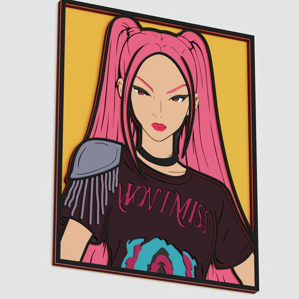 Mira (K-Pop Demon Hunters) Layered Design for cutting