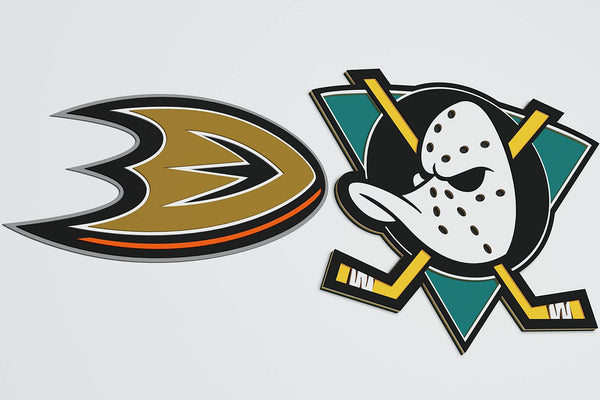 Anaheim Ducks Layered Design for cutting