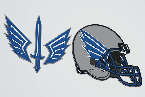 St. Louis Battlehawks Layered Design for cutting