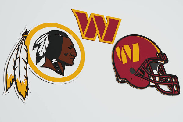 Washington Commanders (Redskins) Layered Design for cutting