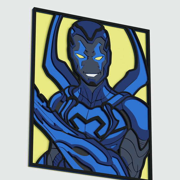 Blue Beetle Layered Design for cutting