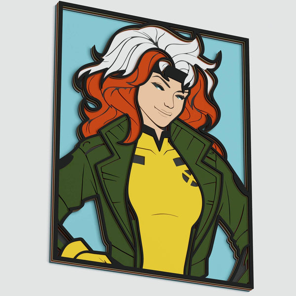 Rogue (X - Men 97) Layered Design for cutting
