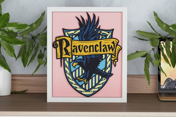 Ravenclaw Shadow Box. File for cutting