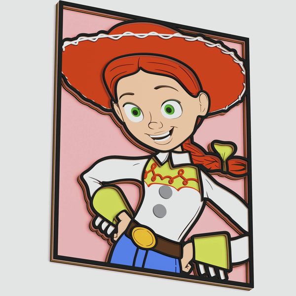 Jessie (Toy Story) Layered Design for cutting