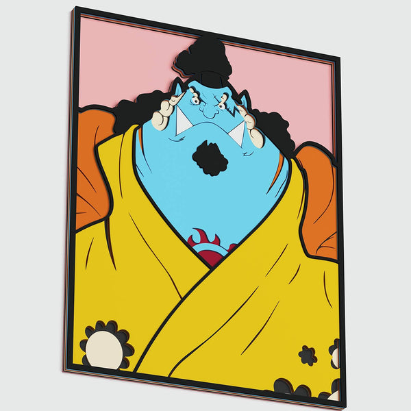 Jinbe (One Piece) Layered Design for cutting