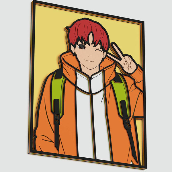 Jiji (Dandadan) Layered Design for cutting